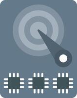 Hard Disk Drive Icon Design Symbol vector