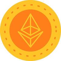 Ethereum Icon Design Symbol vector