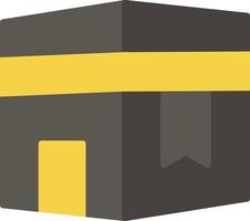 Qibla Icon Design Symbol vector