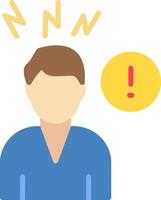 Panic Icon Design Symbol vector