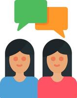 Discussion Icon Design Symbol vector