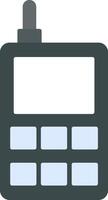 Old Mobile Phone Icon Design Symbol vector