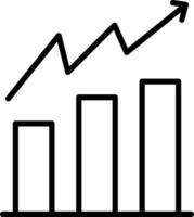 Increase Icon Design Symbol vector