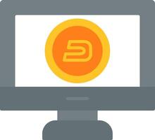 Dash Icon Design Symbol vector