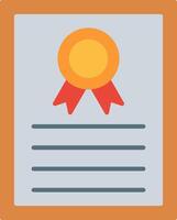 Certificate Icon Design Symbol vector