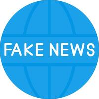 Fake News Icon Design Symbol vector