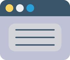 Web Browser Icon Design Symbol vector