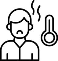 Fever Icon Design Symbol vector