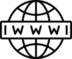 Domain Icon Design Symbol vector