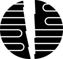 Uranus Destroyed Icon Design Symbol vector