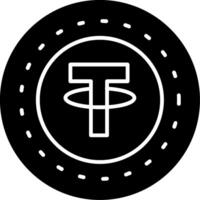 Tether Icon Design Symbol vector