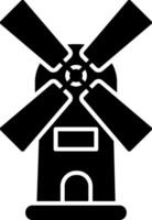 Windmill Icon Design Symbol vector