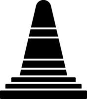 Traffic Cone Icon Design Symbol vector