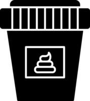 Stool Test Icon Design Symbol vector