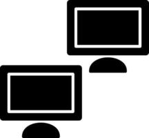 Monitors Icon Design Symbol vector