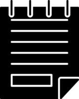 Note Icon Design Symbol vector