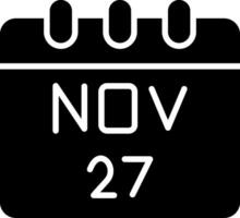 Calendar Icon Design Symbol vector