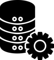 Database Management Icon Design Symbol vector