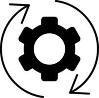 Setting Icon Design Symbol vector