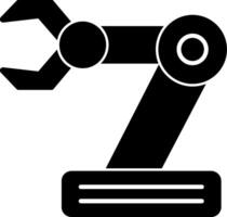 Robot Arm Icon Design Symbol vector