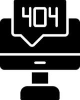 404 Error Icon Design Symbol vector