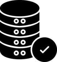 Database Icon Design Symbol vector