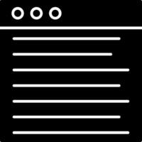 Web Browser Icon Design Symbol vector