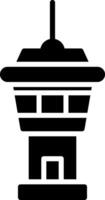Control Tower Icon Design Symbol vector