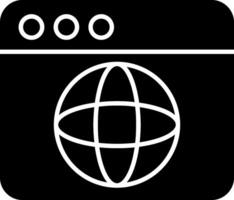 Web Browser Icon Design Symbol vector