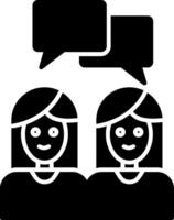 Discussion Icon Design Symbol vector