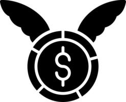 Flying Money Icon Design Symbol vector