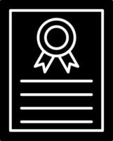 Certificate Icon Design Symbol vector