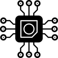 Cpu Icon Design Symbol vector