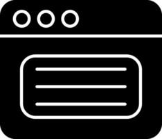 Web Browser Icon Design Symbol vector