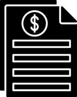 Bill Icon Design Symbol vector