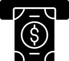 Money Withdrawal Icon Design Symbol vector