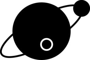 Saturn Icon Design Symbol vector