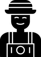 Farmer Icon Design Symbol vector
