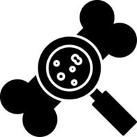 Bone Density Icon Design Symbol vector