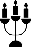 Candelabrum Icon Design Symbol vector