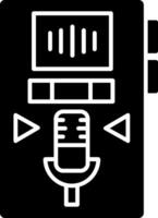 Audio Recording Icon Design Symbol vector