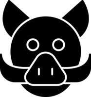 Boar Icon Design Symbol vector