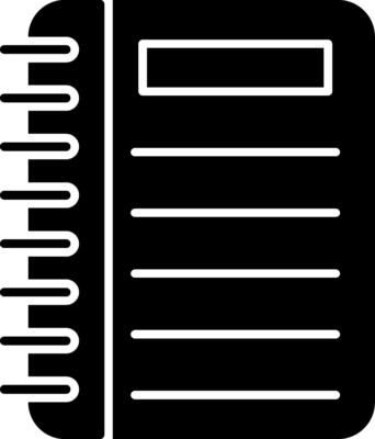 Note Book Icon Design Symbol