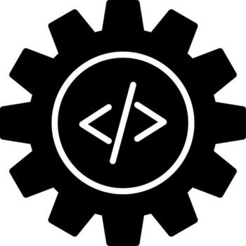 Coding Icon Design Symbol vector