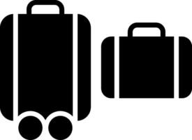 Baggage Icon Design Symbol vector
