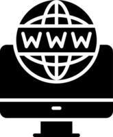 Domain Icon Design Symbol vector
