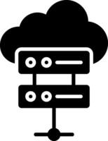 Cloud Database Icon Design Symbol vector