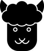 Alpaca Icon Design Symbol vector