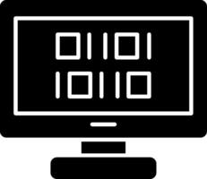 Binary Code Icon Design Symbol vector