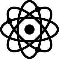 atom Icon Design Symbol vector